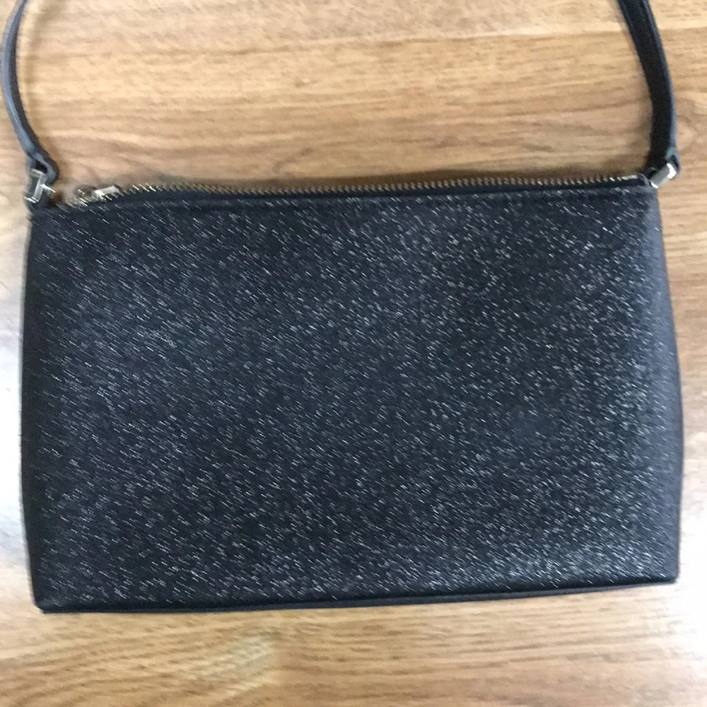 Kate Spade Joely Black Glitter Crossbody Bag